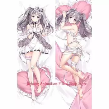 Наволочка Dakimakura Anime Kiriko Yukoku, двухсторонний принт, в натуральную величину, высокое качество, 2WAY, наволочка, подарки отаку 40x120cm Peach Skin