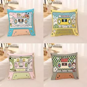 Наволочка для автомобиля, кавайная лента, подушка для офиса, дивана, аниме, подушка, чехол для тела 40x40cm