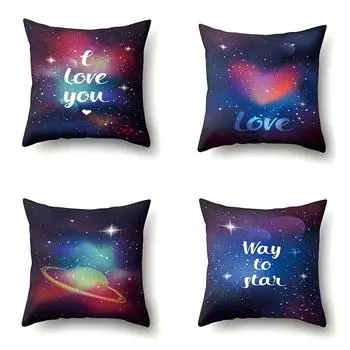 Наволочка для дивана с вязаным узором Star Galaxy 40x40cm