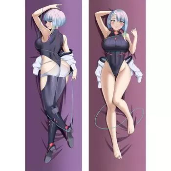 Наволочка для косплея Dakimakura Edgerunners Lucy HD, обнимающая наволочка для тела, наволочка отаку, домашний декор для кровати 120x40cm Pillowcase