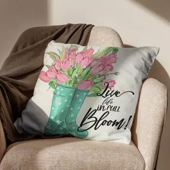 Наволочка для подушки, модная, не скатывающаяся, разноцветная, наволочка для подушки, тонкая строчка, велосипедная цветочная наволочка, чехол для подушки, аксессуары для дивана