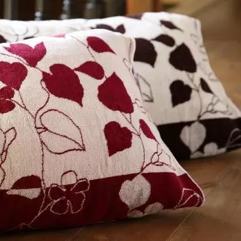 Наволочка для подушки Nishikawa Modern Leaf Pattern Ag Processed Towel, коричневая XT62183278330