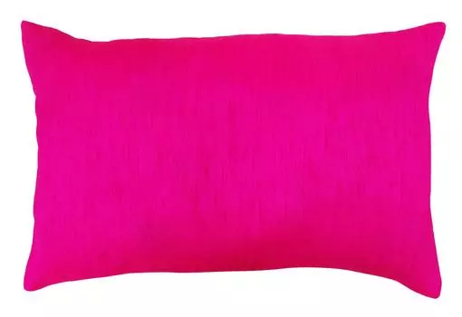 Наволочка для подушки Pillow Sham Solid Magenta Dupion Silk Throw Home D cor — выбрать 12 x 16 Inches маджента