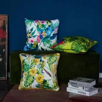 Наволочка для подушки в современном стиле, наволочка для дивана с цветочным узором, домашний декор, 1 шт. 450mm*450mm