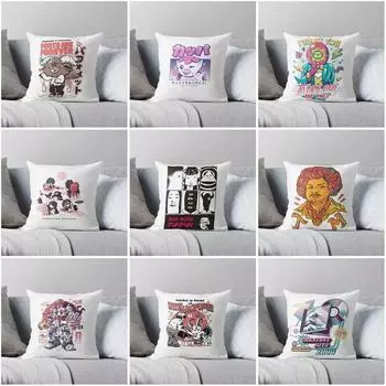 Наволочка для спальни, автомобиля, украшение для дома, чехол для подушки, милый мультяшный узор, диван для гостиной 40x40cm