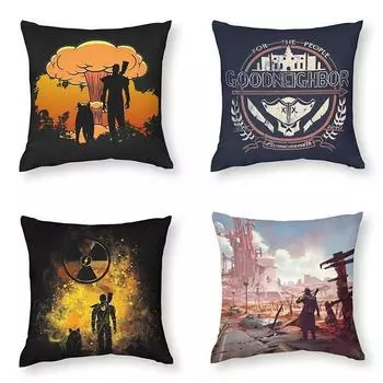 Наволочка для спальни Play с застежкой-молнией и пружинным чехлом 40x40cm