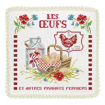 Наволочка для вышивки животных из хлопка 14CT 33x33 см для швейных принадлежностей 7340