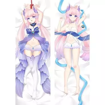 Наволочка Genshin Impact Sangonomiya Kokomi Dakimakura, обнимающая наволочка для тела, костюм кокоми, пледы отаку, наволочка 40x120cm Peach Skin