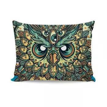 Наволочка God Owl of Dreams с 3D принтом, декоративные наволочки из полиэстера, наволочка 40cm X 60cm