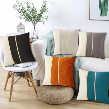 Наволочка из бархата 18x18 дюймов, роскошный чехол для подушки со скрытой декоративной молнией 45x45cm темно-зеленого