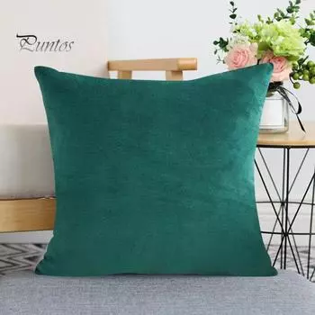 Наволочка из бархата, чистый цвет, на Хэллоуин, домашний офис, вечеринка, декор, спальня, автомобиль, гостиная, диван, наволочка хаки