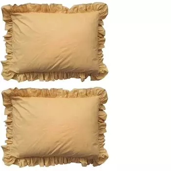 Наволочка из двух частей 50x70 с хлопковыми оборками
