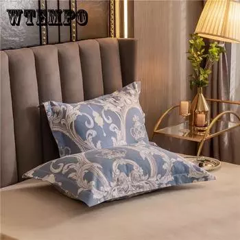 Наволочка из хлопка с начесом. Высококачественная наволочка в скандинавском стиле. Плотное постельное белье, приятное для кожи.