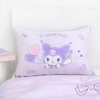 Наволочка из хлопка Sanrio Kuromi Pretty + хлопок, популярный персонаж в Корее