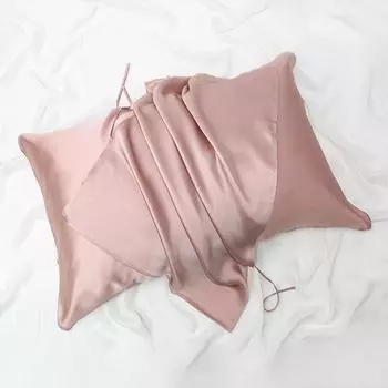 Наволочка из плотного шелка Mulberry с вышивкой «Бабочка» плотностью 19 Момми 53x74 cm