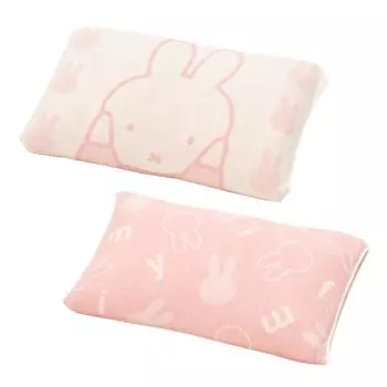 Наволочка-полотенце Nishikawa Miffy Stretch Ag антибактериального типа 34X64 см, можно стирать, эластичное волокно для разных размеров, подходит для подушек любой формы, мягкая и