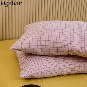 Наволочка Простая Современная Бытовая Студенческая Общежитие Скандинавская Пылезащитная Украшение Дома, Приятная для Кожи Дышащая Моющаяся Вставка 48 74cm 1 pcs