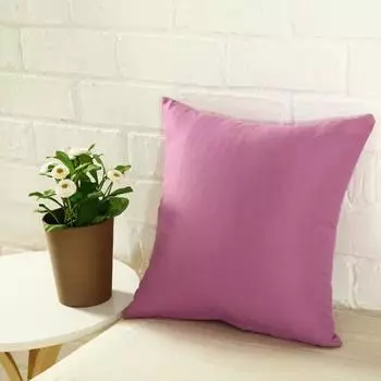 Наволочка ярких цветов, однотонная полиэстеровая наволочка, декоративная наволочка 17