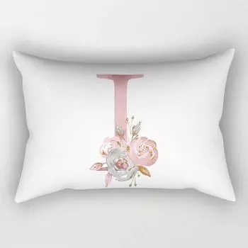 Наволочка с 26 буквами, наволочка для украшения дома, наволочка с цветами, наволочка для модной подушки, наволочка для подушки, наволочка ручной работы C