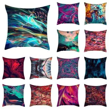 Наволочка с абстрактным нерегулярным принтом для дома, гостиной, дивана, украшения для автомобильного сиденья, наволочка 40X40CM