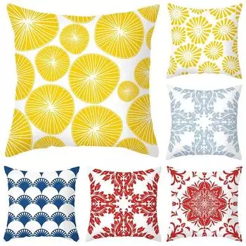 Наволочка с геометрическим рисунком, чехол для офисной подушки, чехол для гостиной 40x40cm