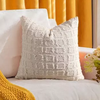 Наволочка с кисточками в стиле INS, наволочка для подушки с кисточками, наволочка для домашнего декора, наволочка для дивана/кровати белый