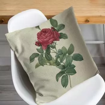 Наволочка с красивыми гладкими краями, легкая подушка, чехол, удобная сенсорная подушка с подсолнечником и розой, наволочка для спальни A