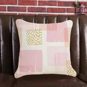 Наволочка с принтом, чехол для подушки, износостойкий, приятный для кожи, моющийся, декоративная наволочка, орнамент для дивана C