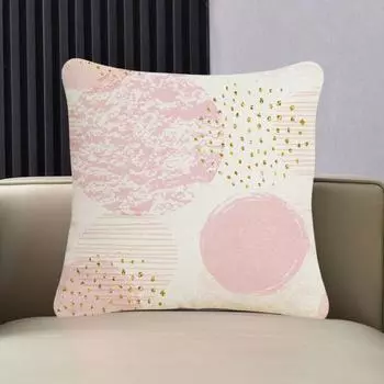 Наволочка с принтом, чехол для подушки, износостойкий, приятный для кожи, моющийся, декоративная наволочка, орнамент для дивана C