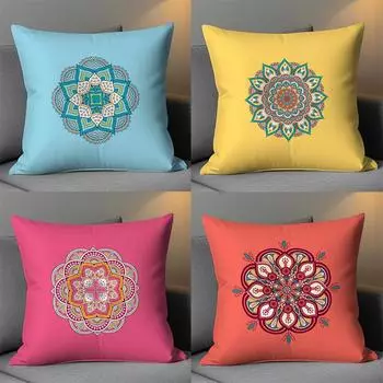 Наволочка с рисунком в стиле бохо для украшения спальни, офиса, гостиной, дивана, дома, наволочка 40x40cm