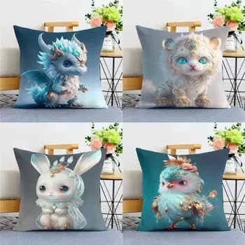 Наволочка с рисунком зодиака для украшения общежития, офиса, гостиной, дома, наволочка 40x40cm