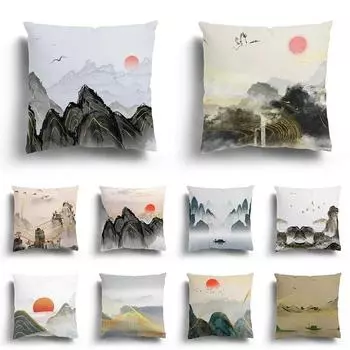 Наволочка с зелеными буквами и цветочным принтом для дома, спальни, гостиной, дивана, наволочка 45x45 см 40x40cm