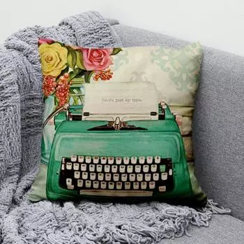 Наволочка Шикарная безворсовая моющаяся наволочка Легкий уход Изысканная подушка Наволочка для дома A