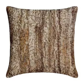 Наволочка The HomeCentric Toss Золотые и коричневые наволочки Шелковая наволочка из бисера для дивана Абстрактный узор Современный стиль Пасха - Time To Time Gold 12 x 12 inch золотой