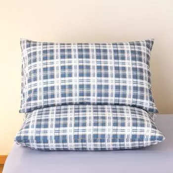 Наволочка в клетку, 100% хлопок, наволочка 48x74 см, наволочки Funda Almohada, 2 шт., прямоугольная наволочка, мягкая наволочка 2 pillowcase 48x74cm