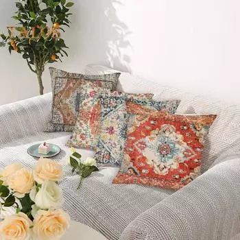 Наволочка в стиле бохо, наволочка на молнии, дизайн, мягкая подушка для дивана, дивана, кровати, украшение