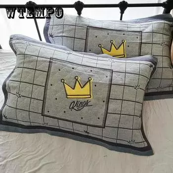 Наволочки из чистого хлопка для пар, утолщенные высококачественные наволочки