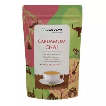 Наввайд Элайчи Кадак Чай, (250 г, 125 чашек), с кардамоном