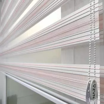 Naza плиссированные розовые рулонные шторы, цветные с алюминиевым корпусом, высококачественные рулонные шторы для дневных и ночных окон