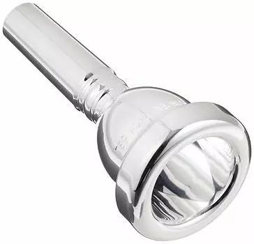 Назад Мундштук для тромбона Баха 5GL с серебряным покрытием, толстый (Для трубы)