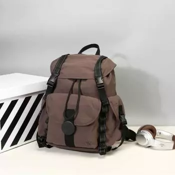 Назад Открытый большой вместимости легкий плечевой мужской и женский 2024 новый дорожный альпинистский компьютерный рюкзак для школьников чёрный