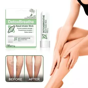 Назальная ингаляционная палочка, привод мозга, назальная палочка, улучшает циркуляцию крови, снимает мышечный дискомфорт, энергетический носовой проход(1шт) белый