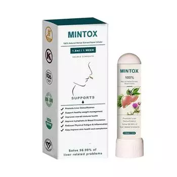 Назальный ингалятор, травяная палочка для отсасывания носа, заложенность носа, дискомфорт, палочка для ухода за телом в носу One Size белый