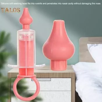 Назальный очиститель с Т-образной ручкой, съемный, универсальный, без удушья, аспиратор для малышей белый