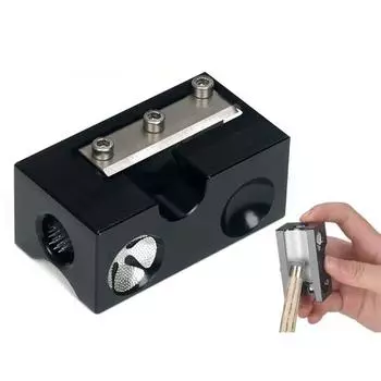 Наждачная бумага Инструмент для ремонта бильярда Шлифовальный инструмент Снукер Пул Корректор Устройство для бильярда чёрный