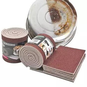 Наждачная губка для кухонной чистки Magic Scrub щетка для мытья посуды POTS Remove Rust Remove Stains Sponge Block щетка для сковородок One roll #C0D08#