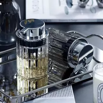 Нажимной дозатор мыла Пластиковый пресс-пенящийся флакон Контейнер для шампуня и геля для душа Бутылка для жидкого игристого мыла Принадлежности для ванной комнаты