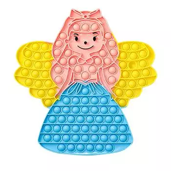 Нажимной игрушечный брелок, пузырьковая игрушка, игрушки для снятия стресса для взрослых и детей