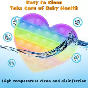 Нажимной игрушечный брелок, пузырьковая игрушка, игрушки для снятия стресса для взрослых и детей