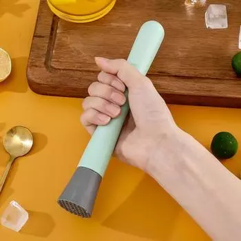 Нажимной молоток Выпуклая голова молотка Дизайн Прозрачная текстура фунта лимона Палочки для мороженого Прессующий стержень жёлтый